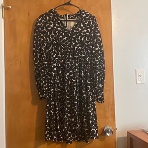 Kate Spade Black & White Dot Dress